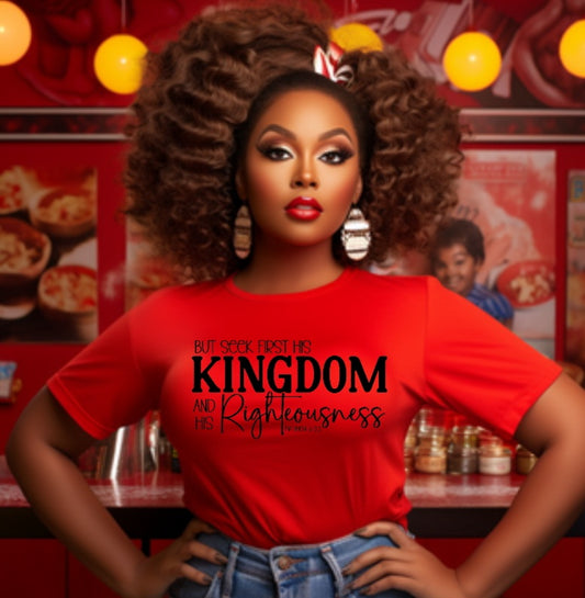 Seek first his Kingdom and his righteousness