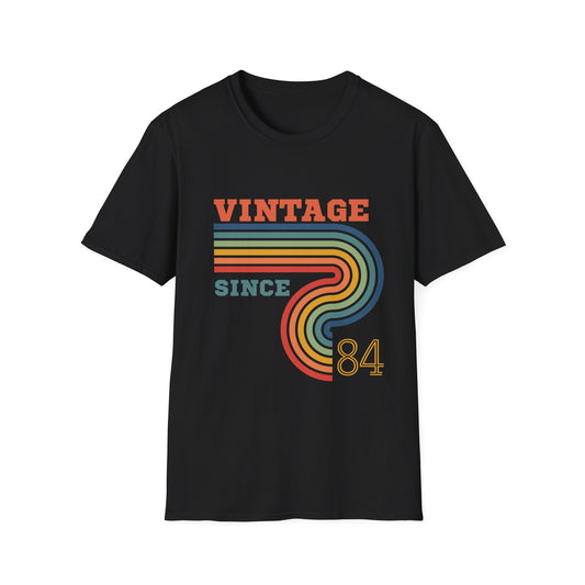 Vintage Since 84 T-Shirt — Retro 1984 Birthday Tee