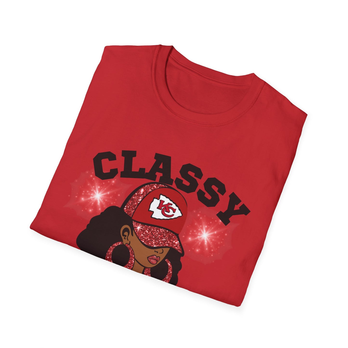 Classy Until Kickoff Unisex Softstyle T-Shirt, Game Day Tee, Football Fan Apparel, Stylish Sports Shirt, Tailgate Outfit, Gift for Her