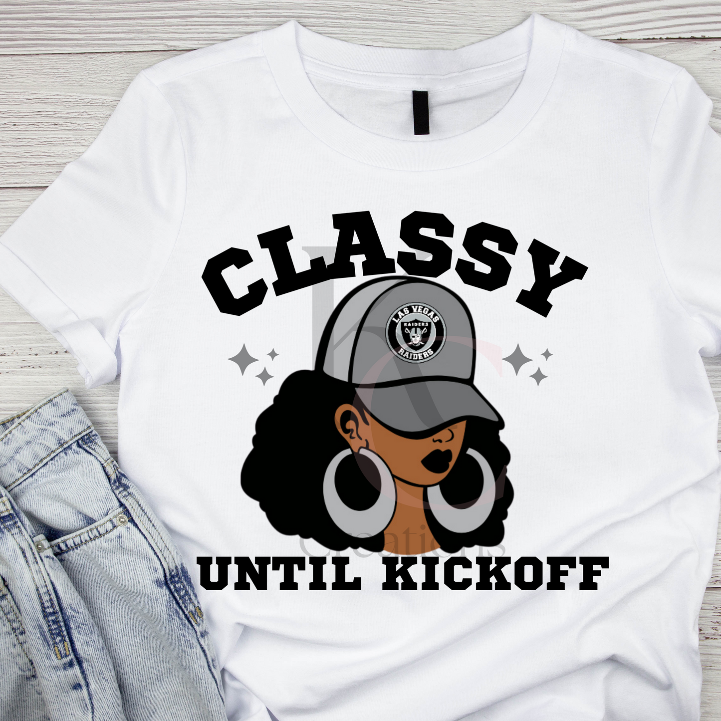Football Classy Til Kickoff digital PNG file-Raiders
