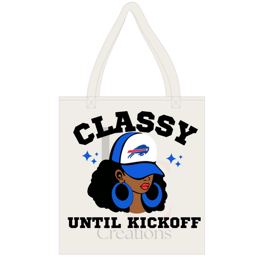 Football Classy Til Kickoff digital PNG file--Bills