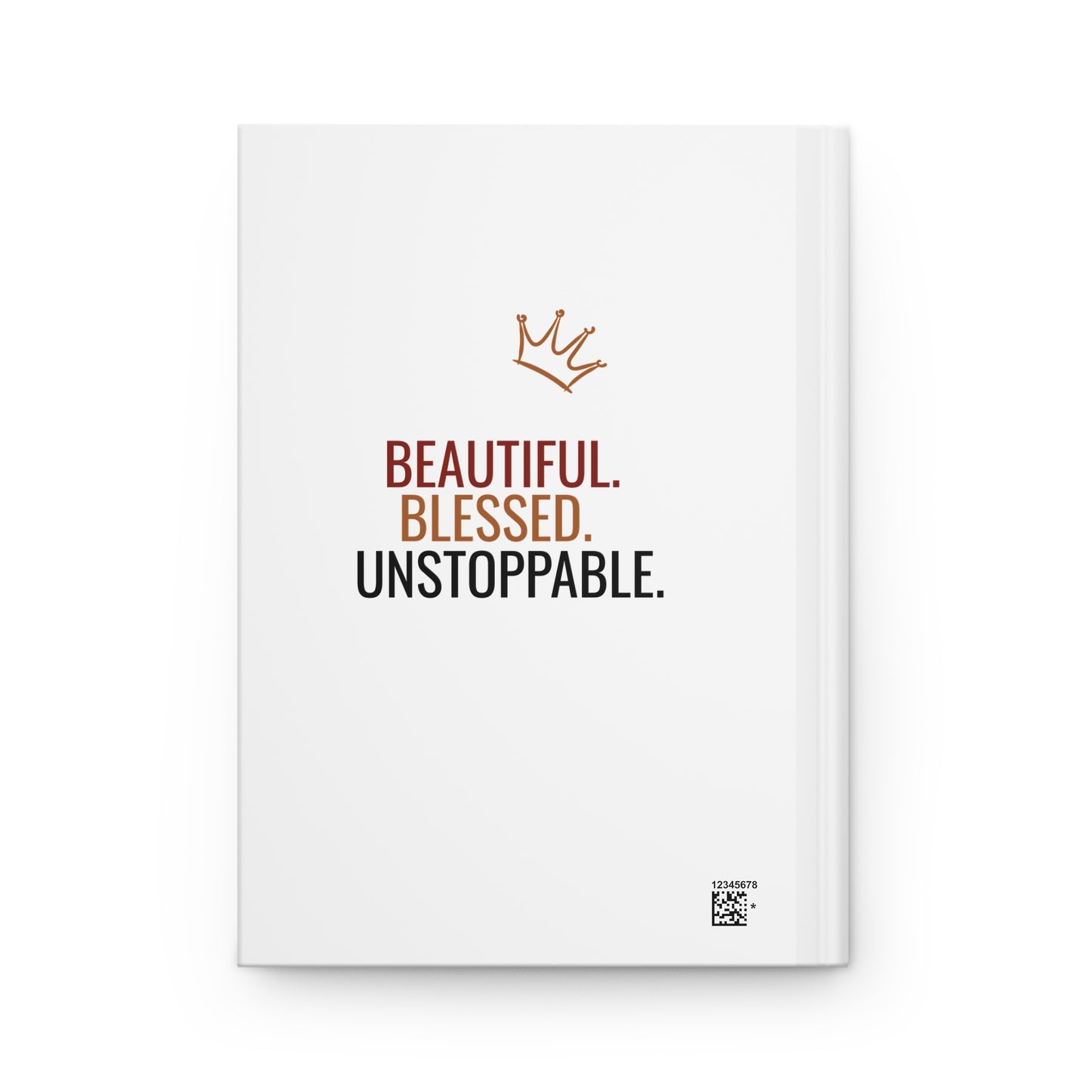 Hardcover Journal — Rooted in Faith: 'Beautiful. Blessed. Unstoppable.' Inspirational Christian Notebook