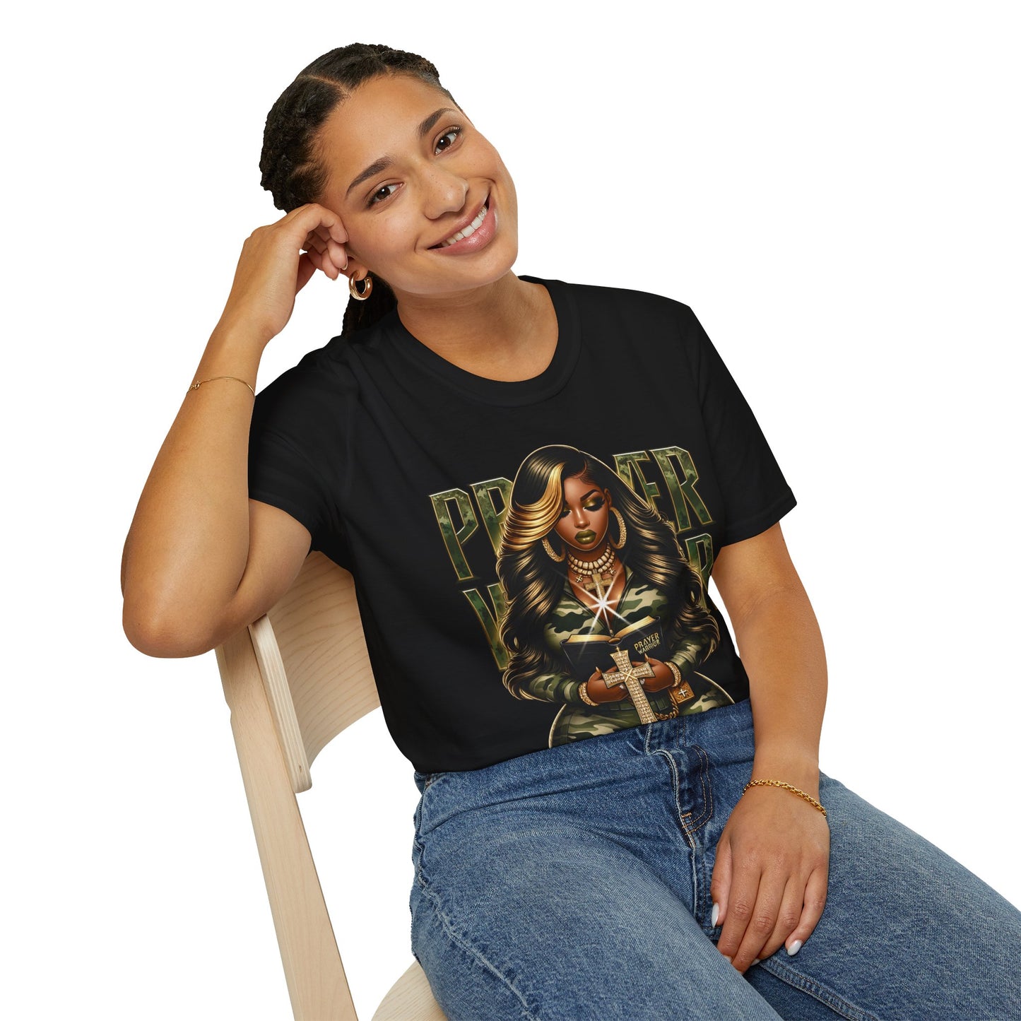 Camo Prayer Warrior Tshirt