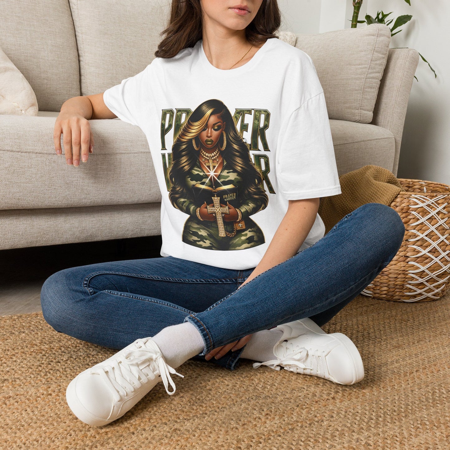 Camo Prayer Warrior Tshirt