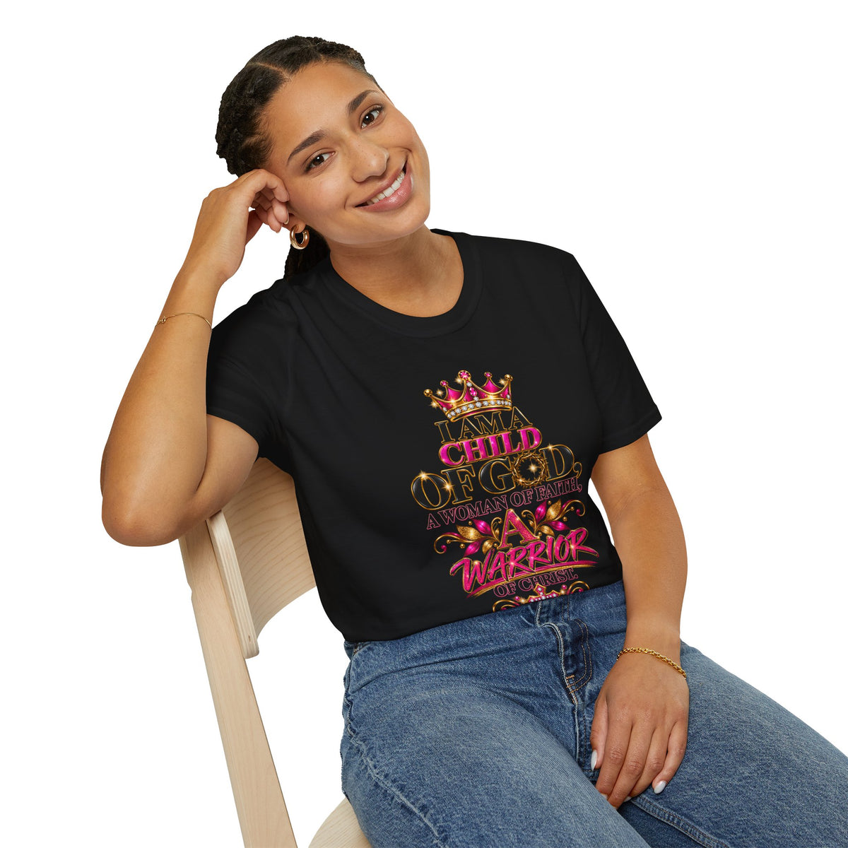 I Am a Child of God - Warrior of Christ Faith T-Shirt