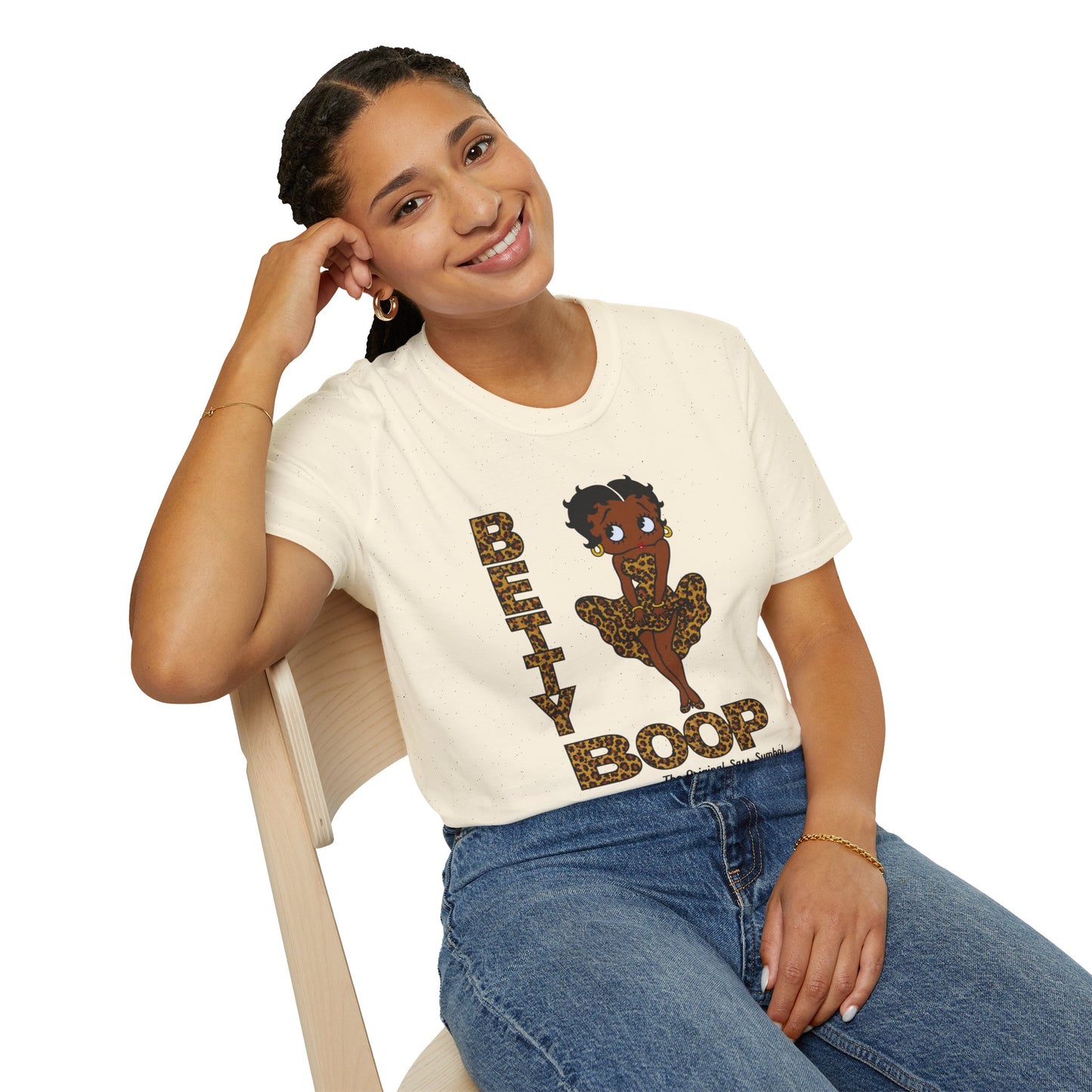 Betty Boop Leopard Graphic T-Shirt
