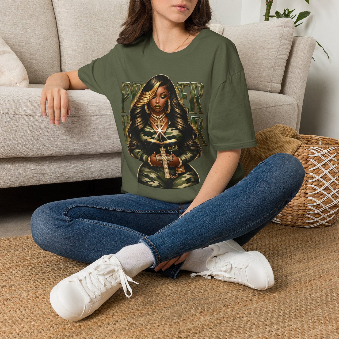Camo Prayer Warrior Tshirt