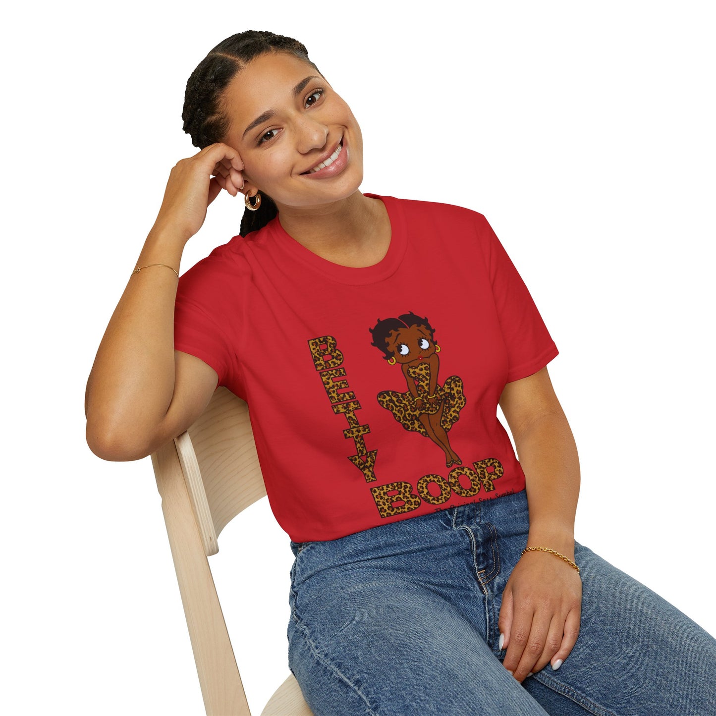 Betty Boop Leopard Graphic T-Shirt