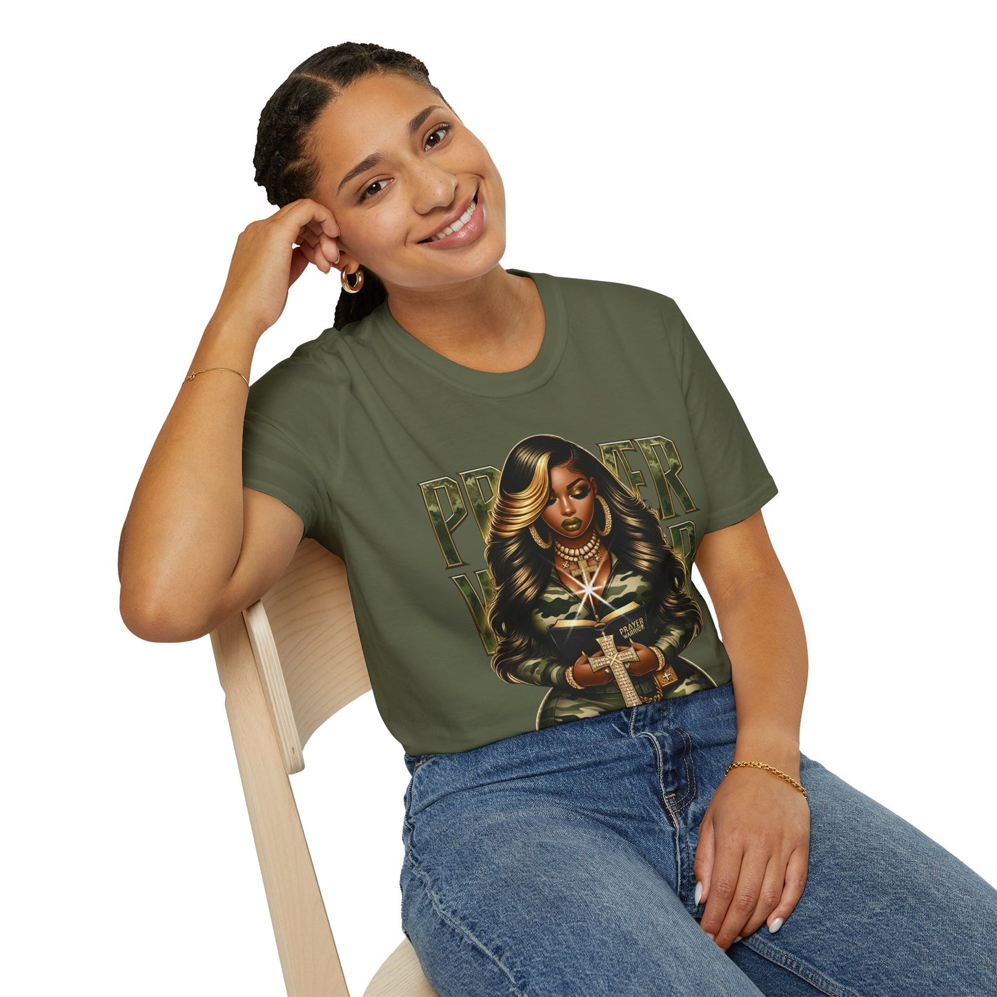 Camo Prayer Warrior Tshirt