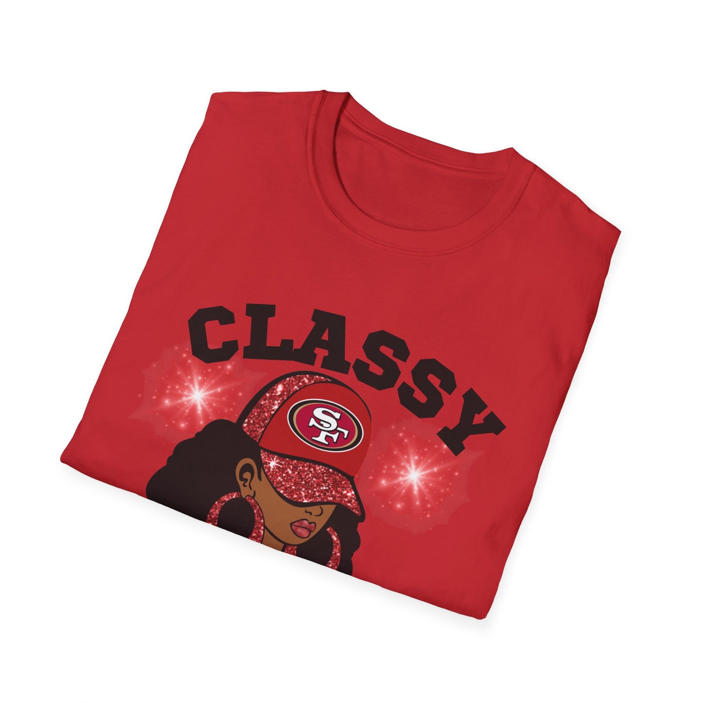 Classy Until Kickoff Unisex T-Shirt, Game Day Apparel, Sports Fan Shirt, Casual Style Tee, Perfect for Tailgating-49ers