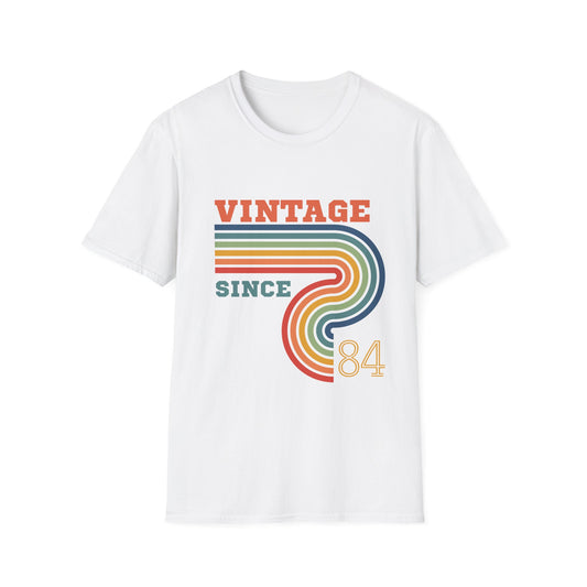 Vintage Since 84 T-Shirt — Retro 1984 Birthday Tee