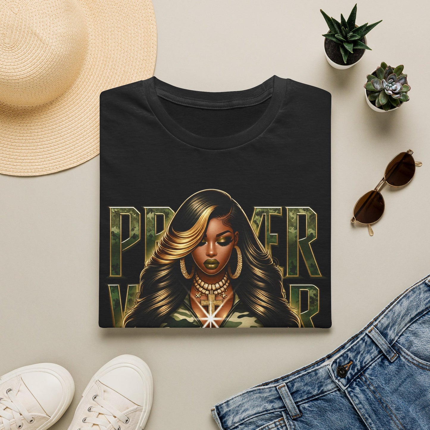 Camo Prayer Warrior Tshirt