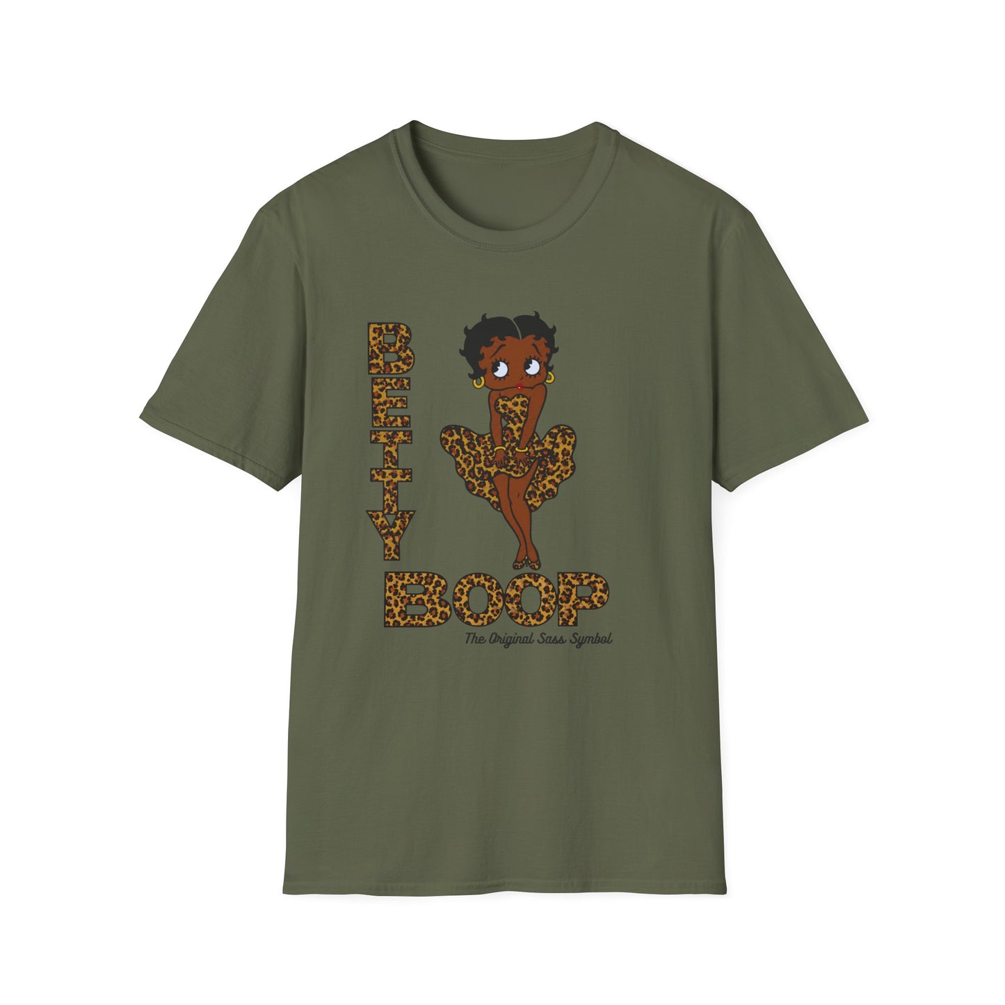 Betty Boop Leopard Graphic T-Shirt