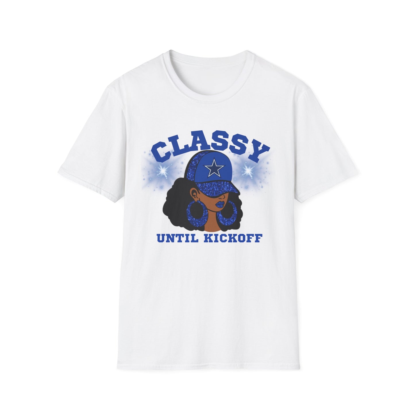 Classy Until Kickoff Unisex T-Shirt, Football Shirt, Game Day Tee, Sportswear, Gift for Fans, Casual Outfit