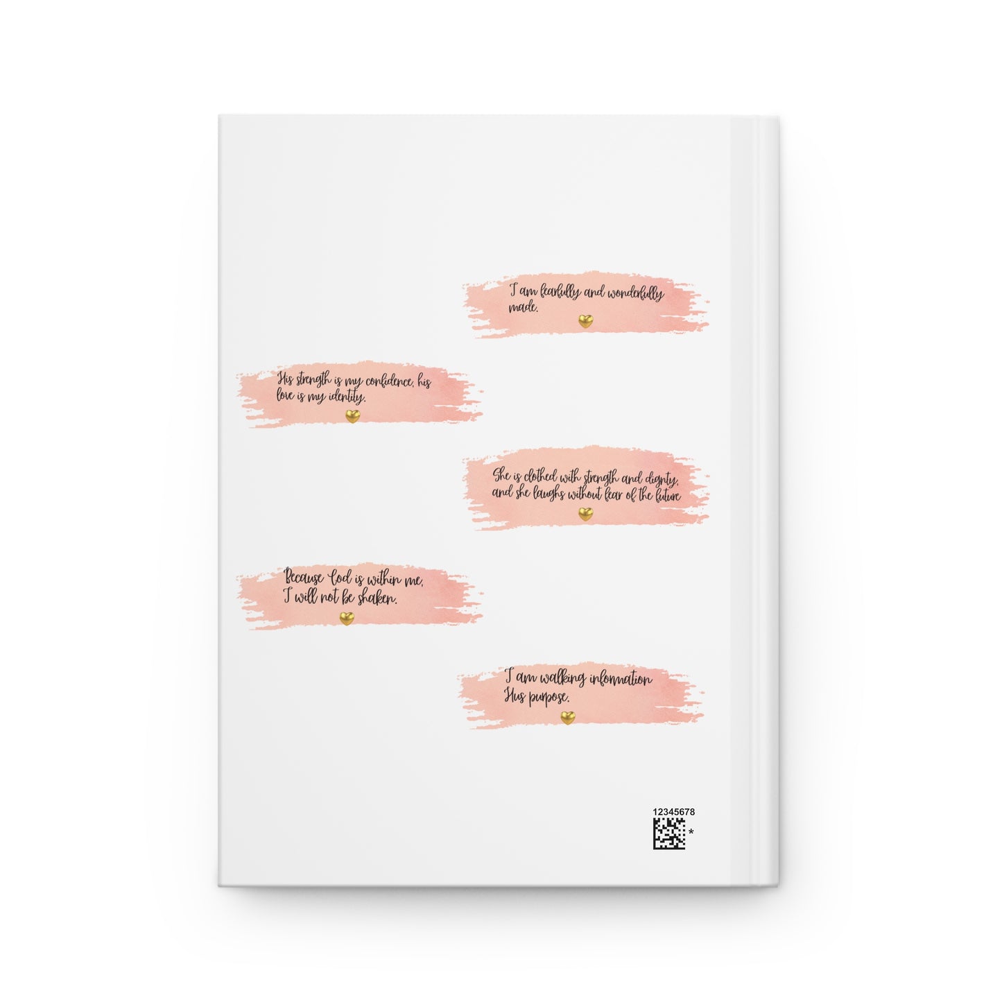 Woman of God Hardcover Journal — Inspirational Christian Notebook with Floral Crown Design