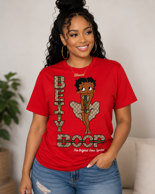 Betty Boop Inspired GG Luxury Fashion Graphic