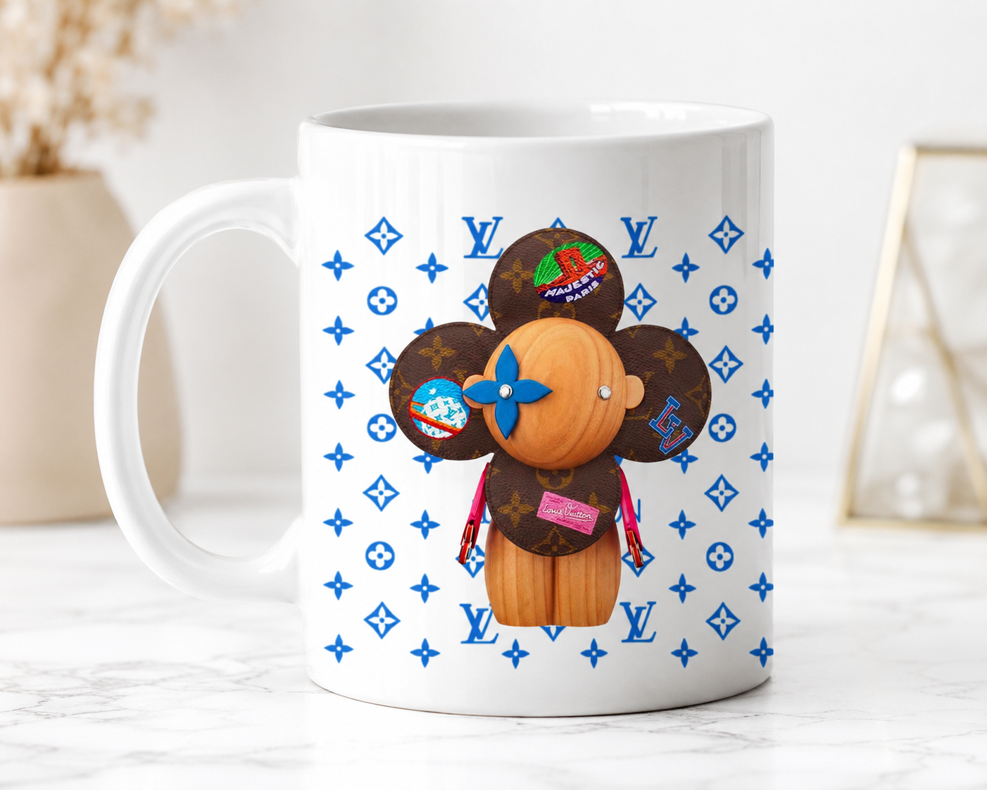 Luxury Inspired Floral Character 11.8oz Coffee Mug