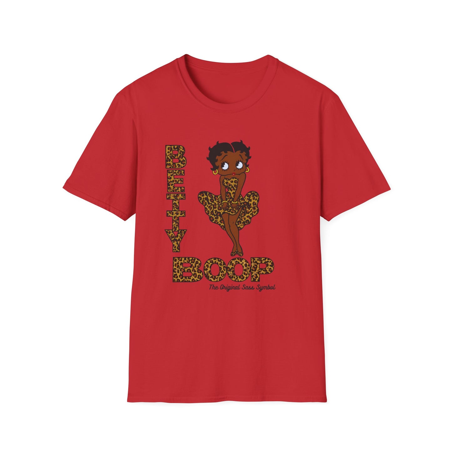 Betty Boop Leopard Graphic T-Shirt