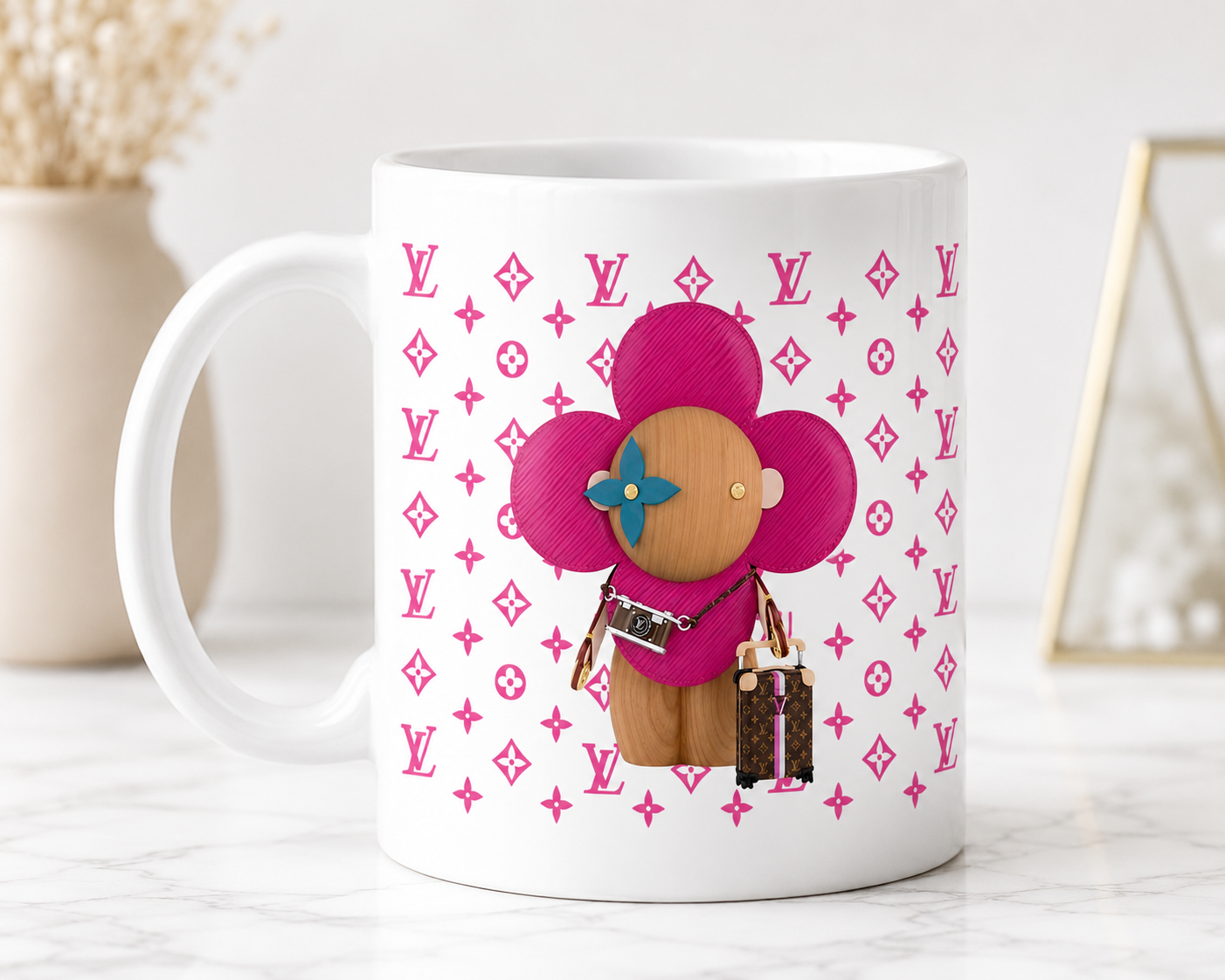 Luxury Inspired Floral Character 11.8oz Coffee Mug