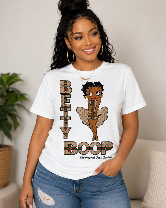 Betty Boop Inspired GG Luxury Fashion Graphic
