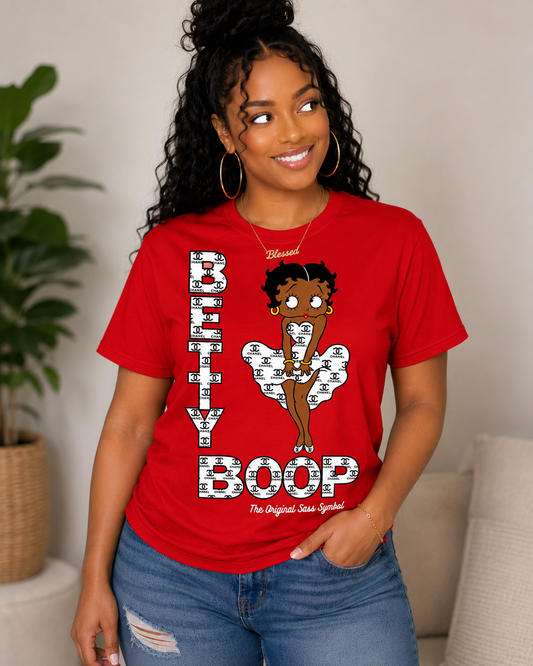 Betty Boop Inspired Luxury Fashion Tee